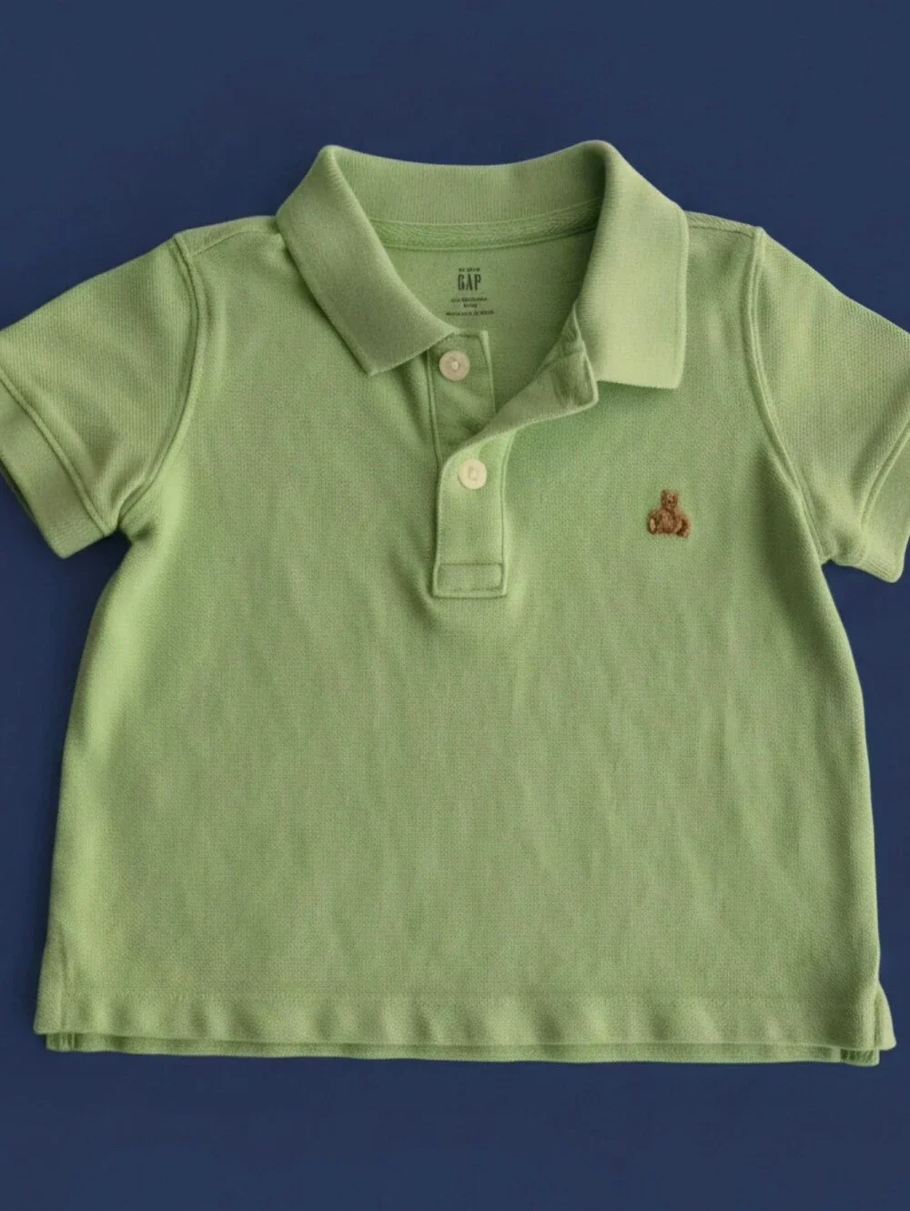 Baby Gap Lime Green Toddler Polo 12 -18 Months